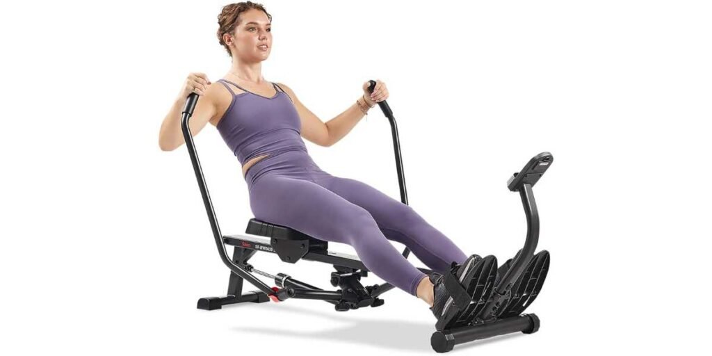 Exercice avec un rameur